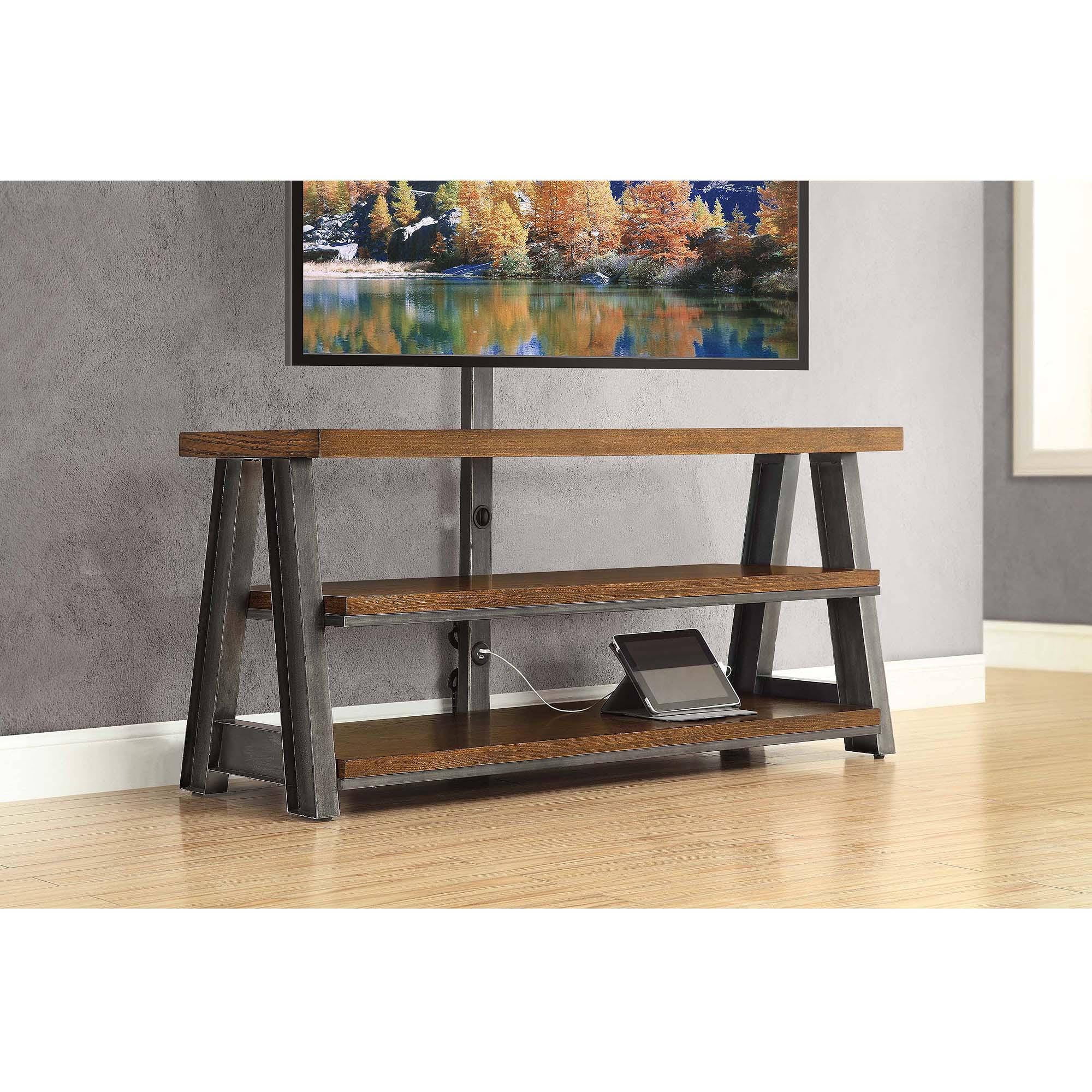 Better Homes And Gardens Mercer 3 In 1 Brown Tv Stand For