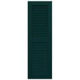 thumbnail image 6 of Ekena Millwork 18"W x 56"H True Fit PVC Two Equal Louver Shutters, Thermal Green (Per Pair - Hardware Not Included), 6 of 11