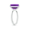 thumbnail image 3 of ANGARA Natural 5.3 Ct. Amethyst Solitaire Ring in 14K White Gold for Women (Ring Size: 7.5), 3 of 10