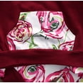 thumbnail image 5 of Qiylii Girls Boys 2 Pcs Floral Outfit, Long Sleeve Hooded Tops + Floral Pants, 5 of 7