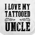 thumbnail image 4 of Inktastic I Love My Tattooed Uncle Boys Baby Bib, 4 of 4