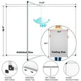 thumbnail image 4 of AGCAN Giant Whiteboard 72" x 39" Large Dry Erase Foldable Board for Wall 6'x3' Magnetic White Board for School, Classroom, Office & Home, 4 of 9