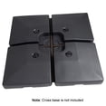 thumbnail image 4 of C-Hopetree 356 lb Heavy Duty Base Weights Stand for Offset Cantilever Outdoor Patio Umbrella, 4 Piece Set, Black, 4 of 7