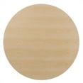 thumbnail image 5 of Modway Lippa 60" Round Modern Wood/Metal Dining Table in Natural/White, 5 of 6