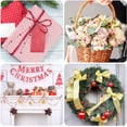 thumbnail image 6 of 98.4 Feet Christmas Tree Beads Garland Decoration, NOGIS Artificial Plastic Reflective Pearls Strands String Chain Beaded Roll (Red), 6 of 7