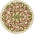 thumbnail image 1 of Ahgly Company Machine Washable Indoor Round Transitional Khaki Gold Area Rugs, 8' Round, 1 of 7