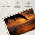 thumbnail image 6 of Elephant Stock Beach Sunset In Belize Wall Art - Horizontal Canvas Wall Art - Living Room Wall Decor - Beach Canvas - Orange And Brown Decor - 39" x 26", 6 of 8