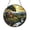 Acrylic 3.5 Inch, variant on Fantasy Round Door Cottage Stained Glass Style Suncatcher Window Hanging Decor, Whimsical Hillside House Window Panel Art with Garden Path Scene, Storybook Style Window Decoration Gift