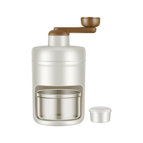 XKHZJL Hand-cranked Shaver Ice and Snow Cone Machine, Manual Shaved Ice Machine Household Protable Small Slushie Machine - BPA Free