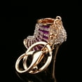 thumbnail image 3 of Key Ring, Exquisite Modern Design Alloy Keyring  For Mobile Phone For Purse, 3 of 8