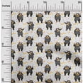 thumbnail image 2 of oneOone Cotton Cambric White Fabric Circus Craft Projects Decor Fabric Printed By The Yard 42 Inch Wide-aA, 2 of 5