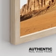 thumbnail image 5 of PixonSign Framed Wall Art Red Canyon Valley Desert & Plants Posters, Set of 4 Southwest Landscape Illustrations Photography Wall Decor, Adhesive Canvas Prints for Home Decor - 12"x16" Natural, 5 of 5