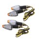 thumbnail image 1 of 4 intermitentes LED para motocicleta, indicadores de giro para accesorios de motocicleta Claro, 1 of 9