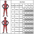 thumbnail image 5 of Disfraz de superhéroe Deadpool para niños, disfraz de fiesta de Halloween para niños, A4-5 años, 5 of 5