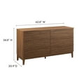 thumbnail image 4 of Dresser Drawer Chest, Walnut Brown, Wood, Hotel Bedroom, Modern Contemporary, HB38213, 4 of 9