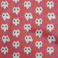 thumbnail image 1 of oneOone Georgette Viscose Red Fabric Kawai Craft Projects Decor Fabric Printed By The Yard 42 Inch Wide-GQ, 1 of 5