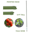 thumbnail image 3 of Panacea 5-Foot-Tall Heavy Duty PE Coated Metal Plant Stake, 3 of 6