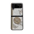 thumbnail image 1 of Allytech Galaxy Z Flip 4 Case, Glitter Butterfly Design Shockproof Anti-scratch Camera Lens Protective Kickstand Back Case Cover for Samsung Galaxy Z Flip 4 6.7" - White, 1 of 11