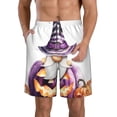 thumbnail image 1 of Balery Halloween Gnome With Pumpkins Traje de Baño Estilo Hawaiano para Hombre, Shorts de Secado Rápido con Bolsillos-3X-Large, 1 of 6
