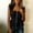 Black, variant on Tank Tops for Women Solid Casual Square Neck Sleeveless Top Daily Soft Womens Camisole Beige L