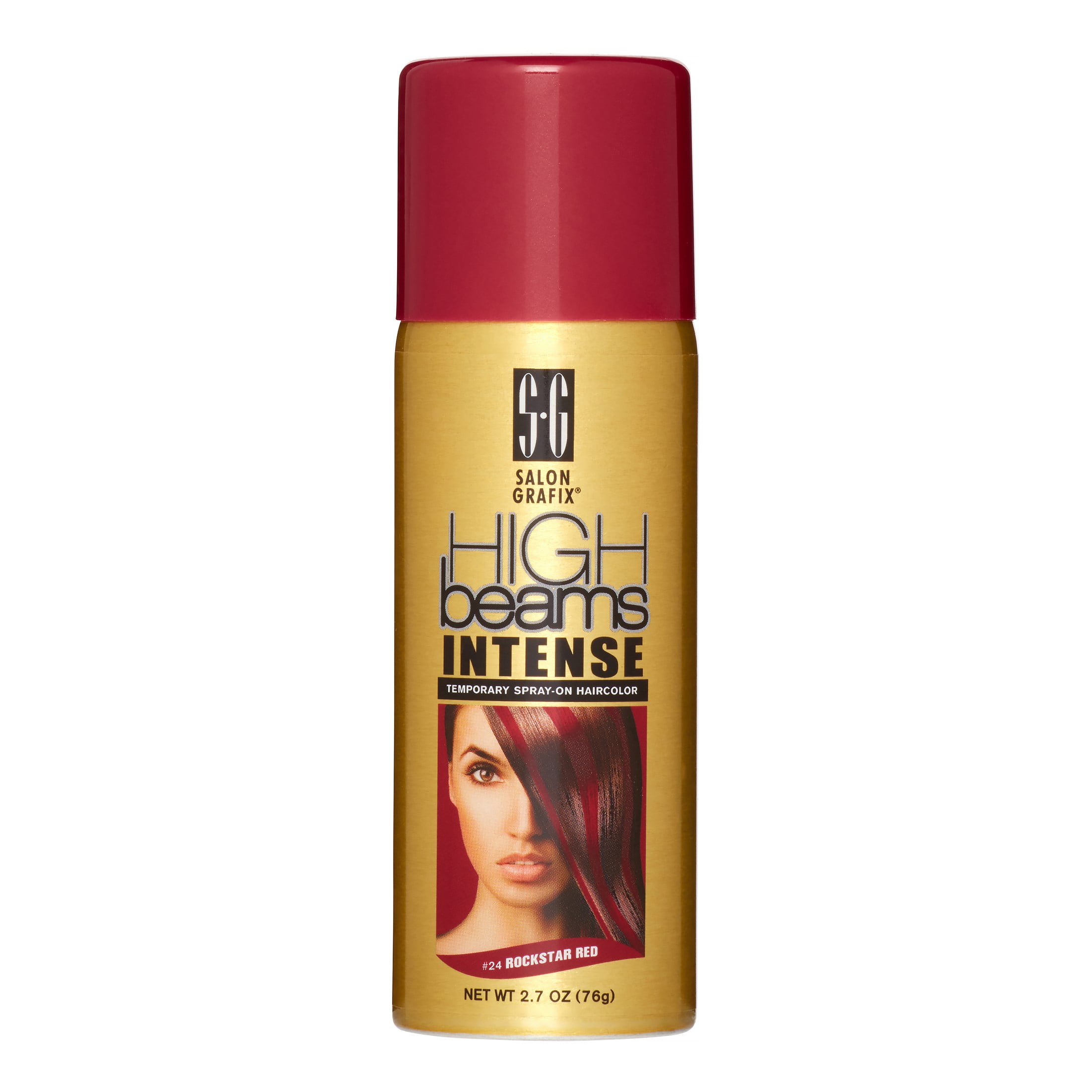 Salon Grafix? High Beams Intense Temporary SprayOn Haircolor 24 Rockstar Red 2.7 oz. Aerosol