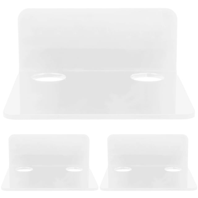 BRIGHTFUFU Estante de almacenamiento para Monitor de bebé, estante de pared flotante pequeño para altavoz, cámara de seguridad, 3 uds.