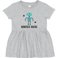 thumbnail image 3 of Inktastic Robotics Rocks Funny Robot Girls Baby Dress, 3 of 5