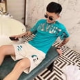 thumbnail image 2 of Camiseta Hombre Basica Shorts Conjuntos Alfabeto Xl Poliester Trajes Deportivos Ropa Hombre Esencial Chándal Original Marcas Baratas Top Xl, 2 of 5