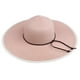 thumbnail image 1 of Mujer Lady Floppy Sun Hat Wide Brim Beach Cap Plegable Rosado Soledad Sombrero de paja de mujer, 1 of 9