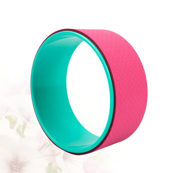 SEWCHICS 1pc Yoga Wheel for Balance and Flexibility Green Durable Non Slip Design for All Levels