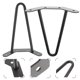thumbnail image 2 of FELTECHELECTR 2 piezas de patas de mesa de 20 cm de altura para muebles, patas de mesa con pasador de pelo, patas de metal para muebles, 2 of 6