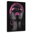 thumbnail image 1 of Cuadro Decorativo Canvas Mujer Africana Joyas Rosadas 60x90, 1 of 6