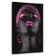 thumbnail image 1 of Cuadro Decorativo Canvas Mujer Africana Joyas Rosadas 60x90, 1 of 6