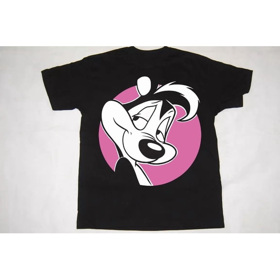 Reprint Rare Pepe Le Pew Black Cotton T Shirt Size S-5XL SG725