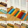 thumbnail image 2 of Bright 3D Print Floor Carpet Non Slip Bath Rugs Stripe Runner Area Rug Old Wooden Pattern for Entryway Hallway Bedroom, 2 of 10