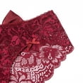thumbnail image 3 of Women’s Bikini Lace Panties Knicker Breathable Underwear with Cute Bow Knot, 3 of 5
