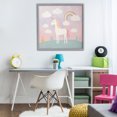 thumbnail image 3 of Stupell Industries Modern Mystical Unicorn with Rainbow & Clouds Gray Framed Giclee Art, 24 x 24, by Lazar Studio, 3 of 8