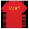 thumbnail image 1 of Rapid Dominance RS2-SEM-RED-01 Semper Fi T-Shirts Graphiques Décontractés, Rouge - Petit, 1 of 1