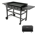 thumbnail image 3 of Royal Gourmet GB4001C 4-Burner 52000-BTU Propane Gas Grill Griddle, 36"L, With Cover, 3 of 12