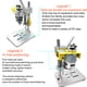 thumbnail image 5 of Mini taladro portátil, 7000RPM, perforador de sobremesa, herramienta de artesanía de bricolaje de madera y Metal JShteea El nuevo, 5 of 9