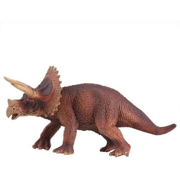 Realistic Dinosaur Triceratops Figures Educational Toys Play Figures for Boys Party Supplies Learning Materials