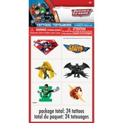 "Justice League Temporary Tattoos, 24ct"