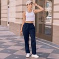 thumbnail image 7 of Nestiefly Women's Straight Leg Sweatpants Fleece Lounge Pants | Fall Athletic Joggers with Pockets Soft Sweat Pants, Casual Pants 2026 Navy S, 7 of 7