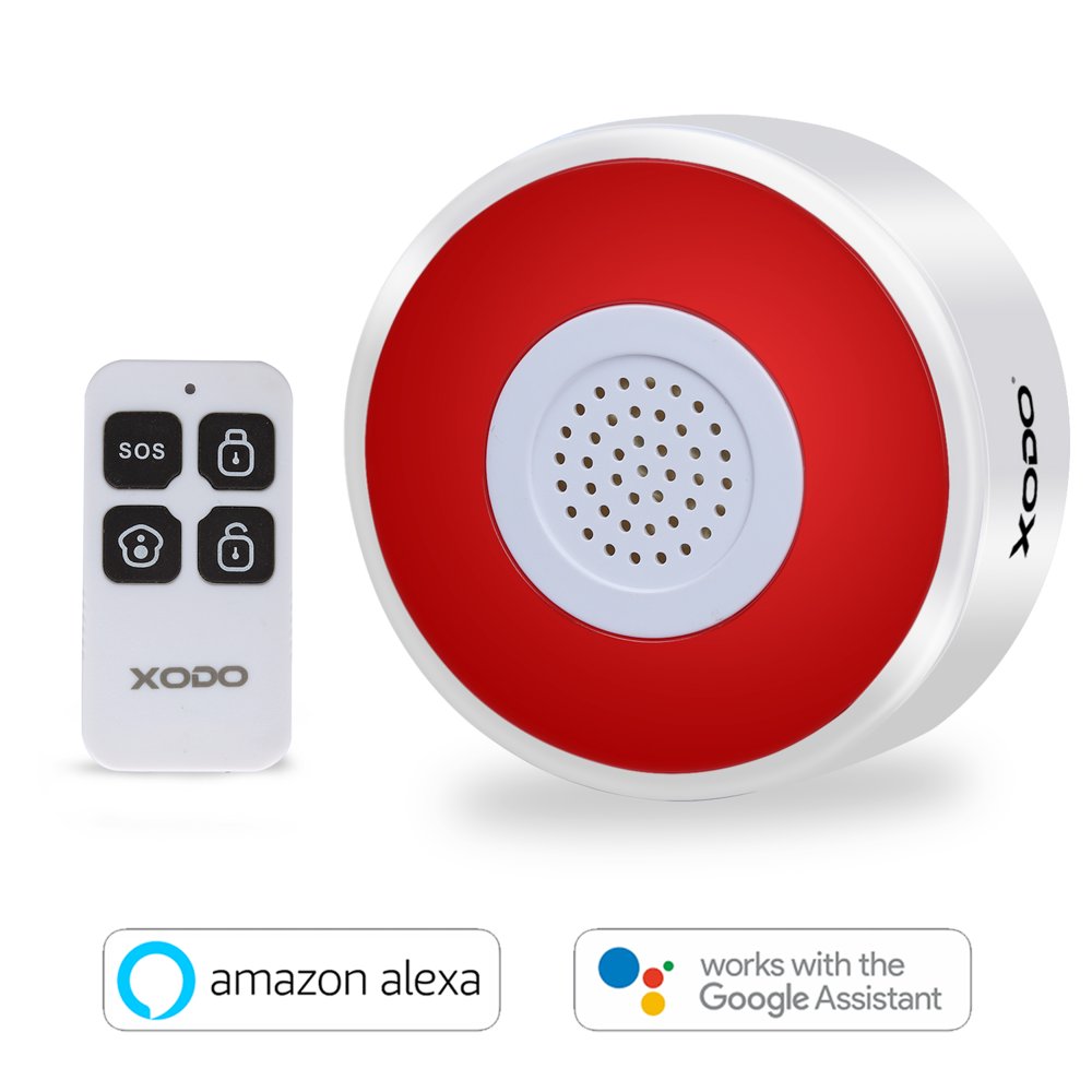 XODO SA1 WiFi Wireless Alarm System LED Flashing, Hearing Impaired