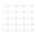 thumbnail image 4 of 20Pcs Blinds Fasteners Plastic Hold Down Brackets Simple Installation Bottom Rails Clips for Vertical Horizontal Blinds, 4 of 8