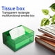 thumbnail image 2 of ángulo De Cubierta De Caja De Pañuelos De Acrílico Transparente Para Tocador De Oficina ángulo De Cubierta De Caja De Pañuelos De Acrílico Transparente Para Tocador De Baoblaze none, 2 of 7