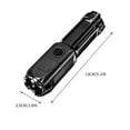 thumbnail image 2 of RKSTN Lampe Extérieure ABS Forte Mise au Point Lampe de Poche Portable Maison Commune Distribution Lampe de Poche, 2 of 7