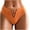 Orange, variant on Women Sexy Panties Cut Out Thongs high Waist Underwear Briefs No Show Thongs For Women
