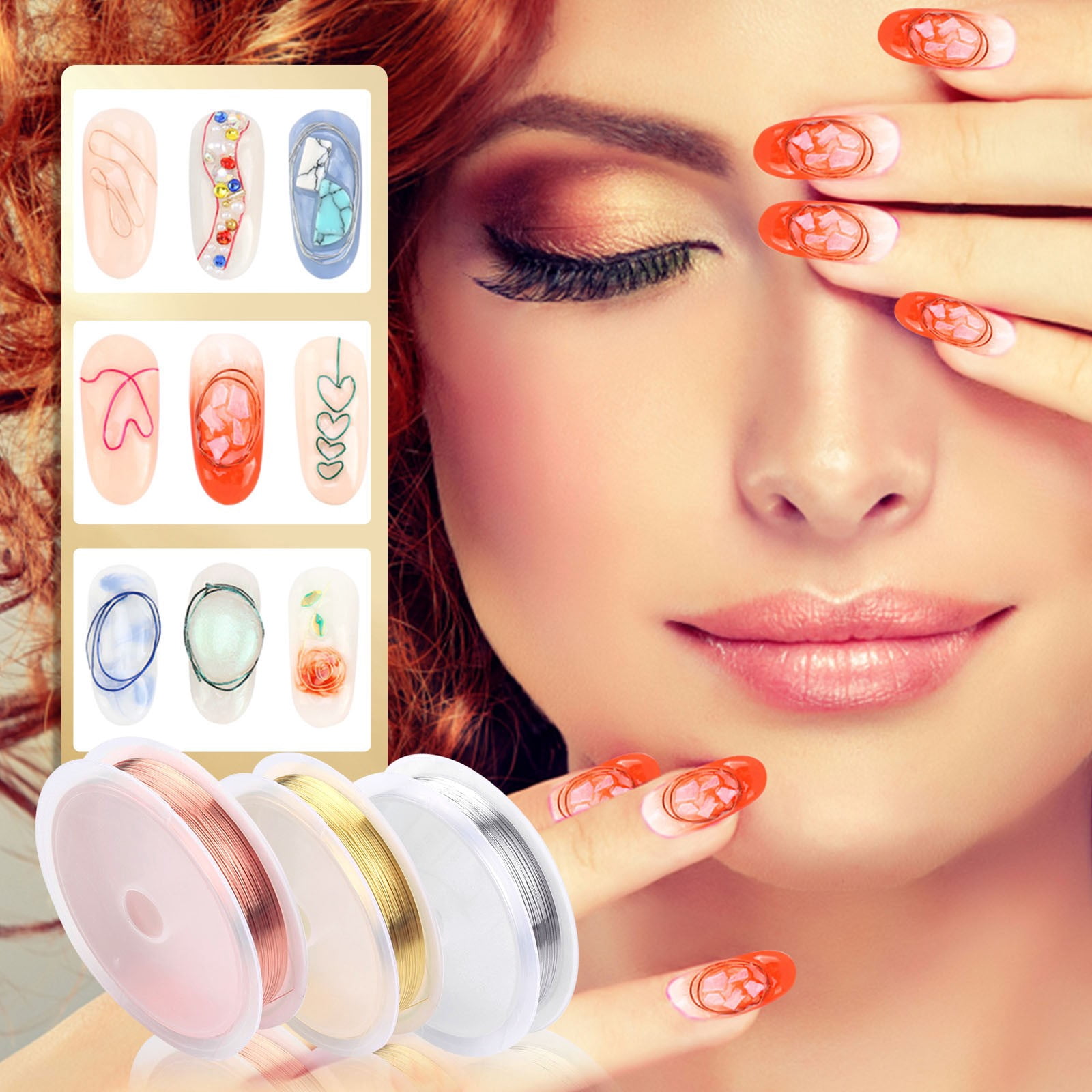 Rhinestones Shapes Fall Nail Glitter Nail Sticker Stamper for Nails Design Nails Short Length French Stickers Nail Stuff for Nail Techs Heart for Nails Hair Glitter Gel Acrylic