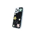 thumbnail image 5 of KIQ Case For iPhone 12 Pro Max, Soft TPU Material Anti-Scratch Full-Body Slim and Lightweight Protective Daisy Flower with Glitter Case For Apple iPhone 12 Pro Max (Black), 5 of 5
